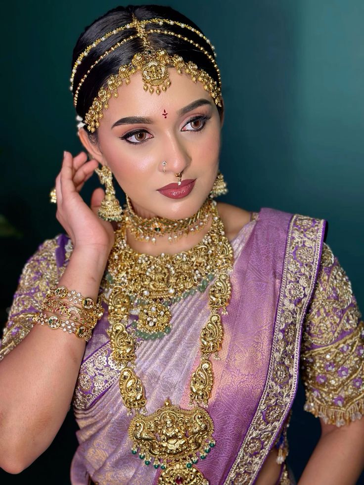 Bridal makeup look