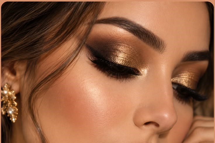 Eye artistry close-up